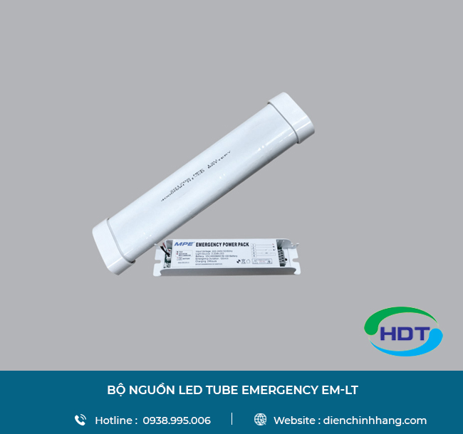 BỘ NGUỒN LED TUBE MPE EMERGENCY EM-LT | BO NGUON LED TUBE  MPE EMERGENCY EM LT