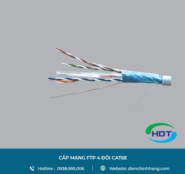 CÁP MẠNG FTP MPE 4 ĐÔI CAT6E | CAP MANG FTP MPE 4 DOI CAT6E