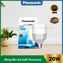 Bóng đèn led bulb trụ 20w Panasonic Lotus LDTHV20DG2T ánh sáng trắng