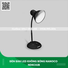 Đèn bàn LED không bóng Nanoco NDKC02B màu đen