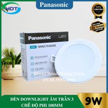Đèn led âm trần Panasonic  3 chế độ 9wNNNC7646088 | Den led am tran Panasonic 3 che do 9wNNNC7646088