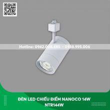 Đèn led chiếu điểm Nanoco 14w NTR144W thân trắng ánh sáng trung tính