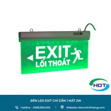 Đèn LED Exit Chỉ dẫn 1 mặt Rạng Đông D CD01 40x20/2.2W