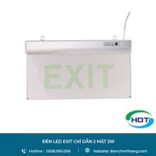 Đèn LED Exit Chỉ dẫn 2 mặt Rạng Đông D CD01 40x20/2.2W 