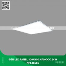 Đèn led panel 300x600 Nanoco 24w NPL30606 loại tấm ánh sáng trắng