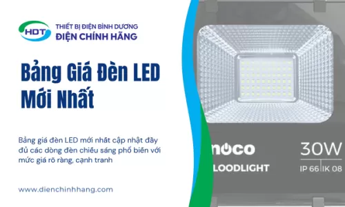 Bảng Giá Đèn LED Mới Nhất