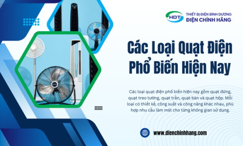 Các Loại Quạt Điện Phổ Biến Hiện Nay