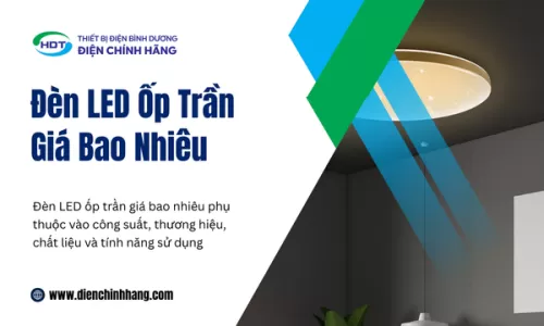 Đèn LED Ốp Trần Giá Bao Nhiêu