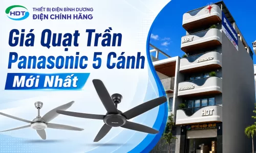 Giá Quạt Trần Panasonic 5 Cánh Mới Nhất