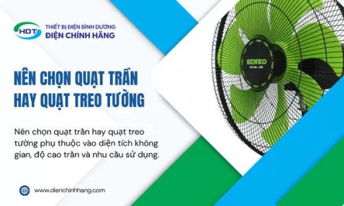 Nên Chọn Quạt Trần Hay Quạt Treo Tường
