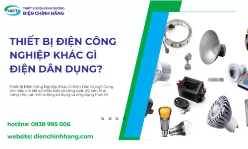 Thiết Bị Điện Công Nghiệp Khác Gì Điện Dân Dụng?