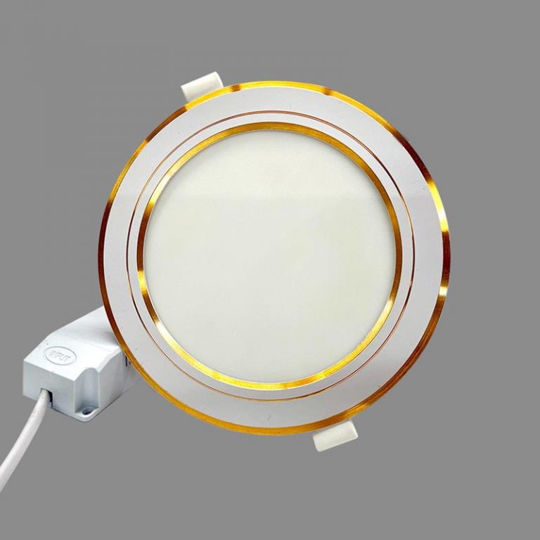 Đèn LED âm trần Nanoco 12W viền vàng NSD126G135/ NSD124G135/ NSD123G135