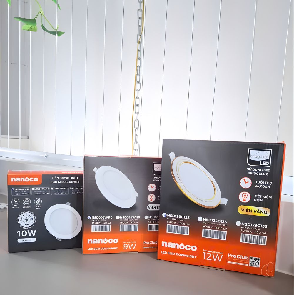 Đèn Led Âm Trần Nanoco