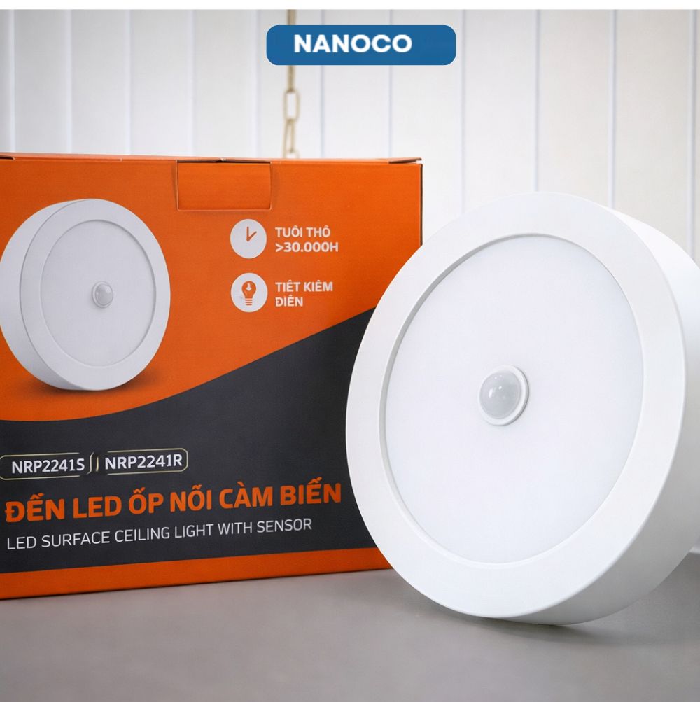 Đèn Led Ốp Trần Nổi Nanoco