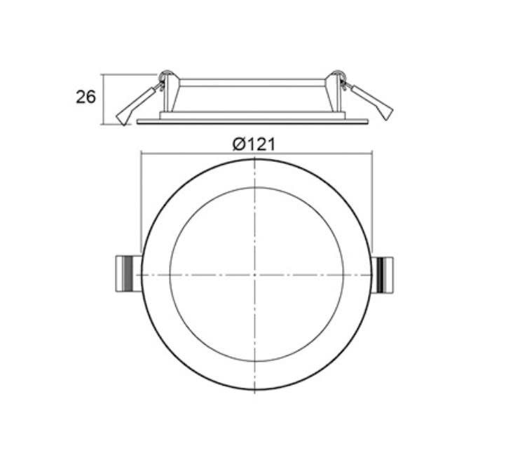 Đèn Led Âm Trần Panasonic Neo Slim 9W Đổi Màu Phi 90 NNP72376A