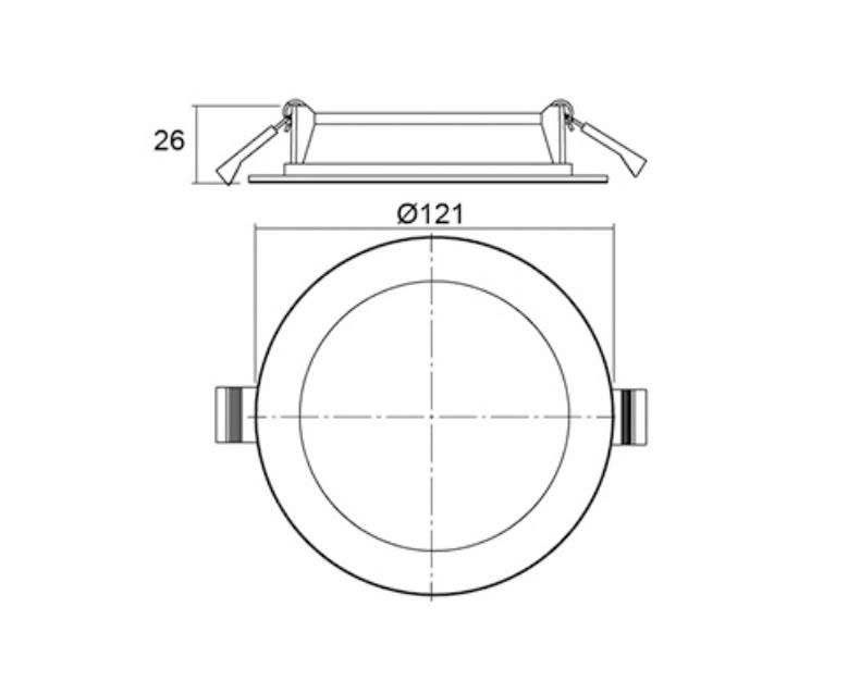 Đèn Led Âm Trần Panasonic Neo Slim 9W Phi 100 NNP72278A