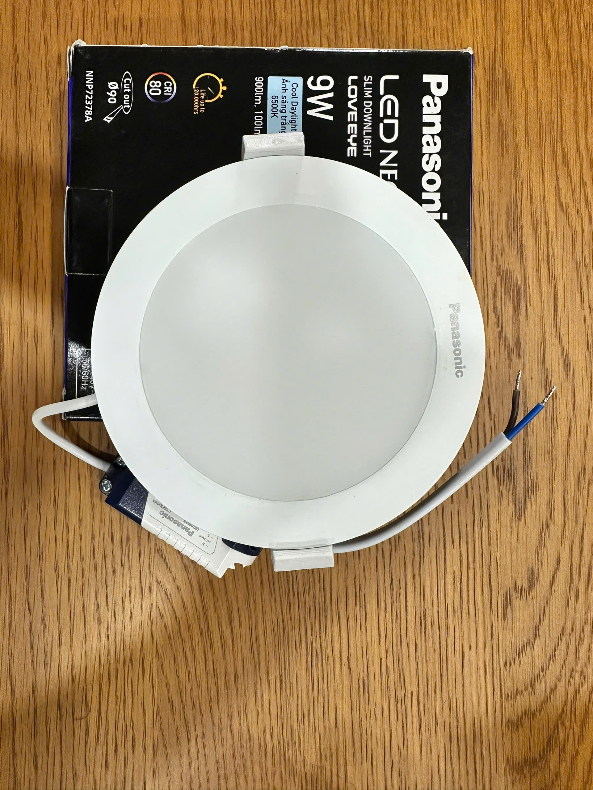 Đèn Led Âm Trần Panasonic Neo Slim 9W Phi 90 NNP72378A