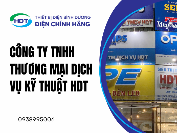 CÔNG TY TNHH THƯƠNG MẠI DỊCH VỤ KỸ THUẬT HDT