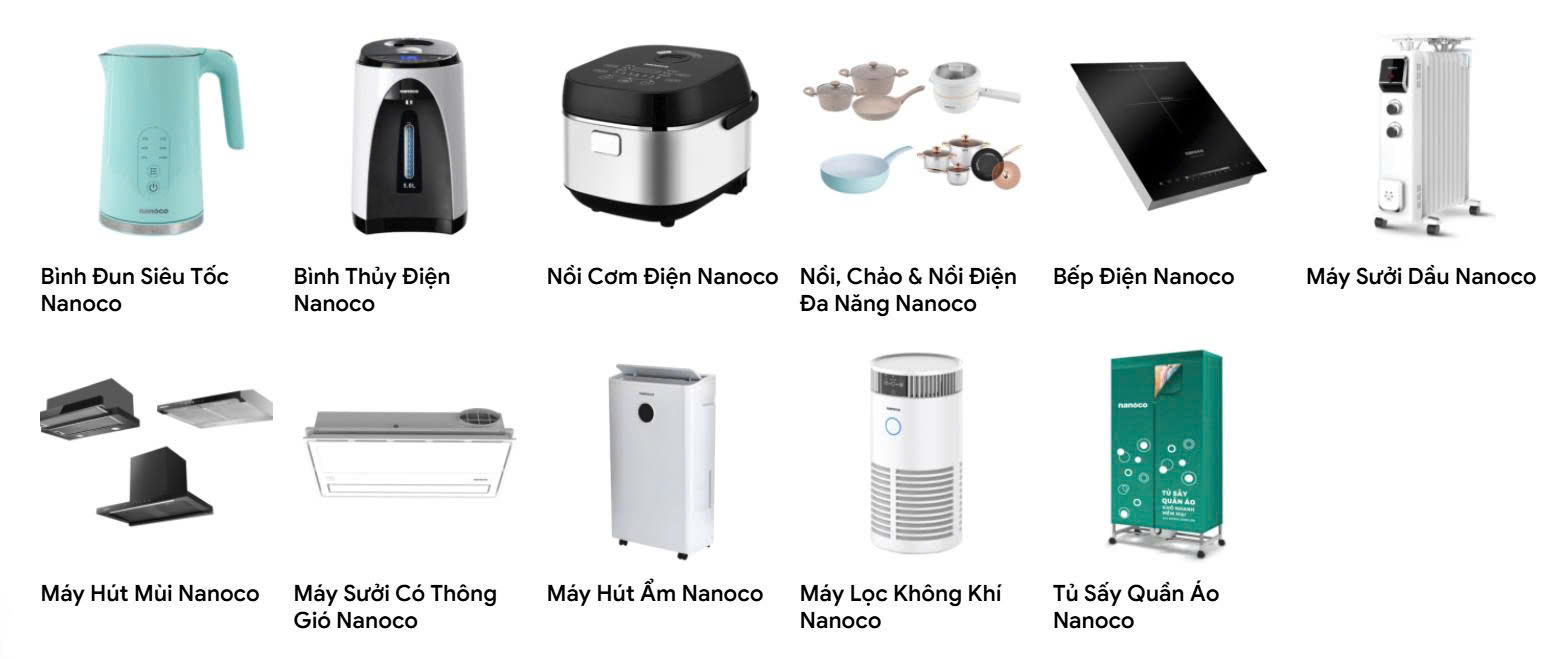 Gia dụng Nanoco