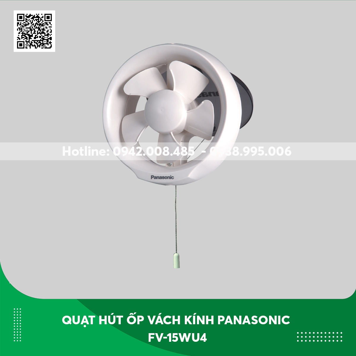 Quạt hút ốp vách kính Panasonic FV-15WU4