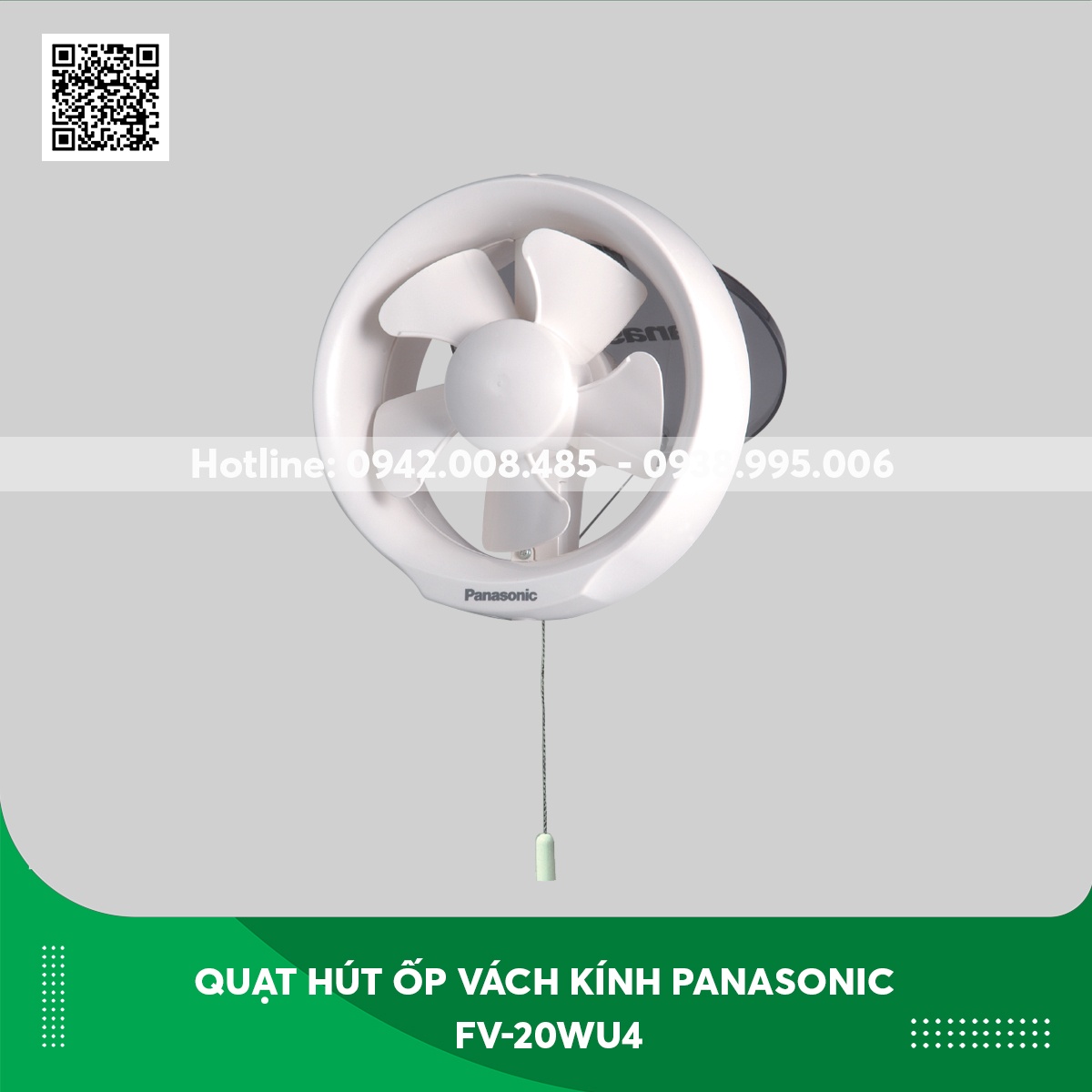 Quạt hút ốp vách kính Panasonic FV-20WU4