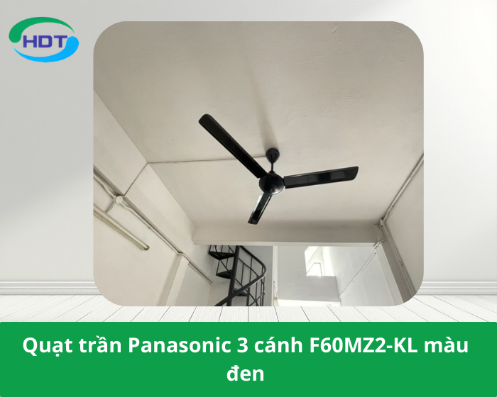 Quạt trần Panasonic 3 cánh F60MZ2-KL màu đen
