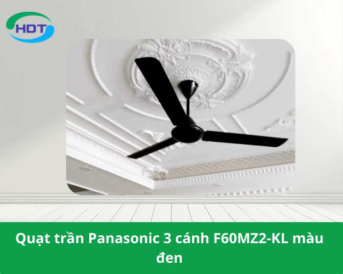 Quạt trần Panasonic 3 cánh F60MZ2-KL màu đen