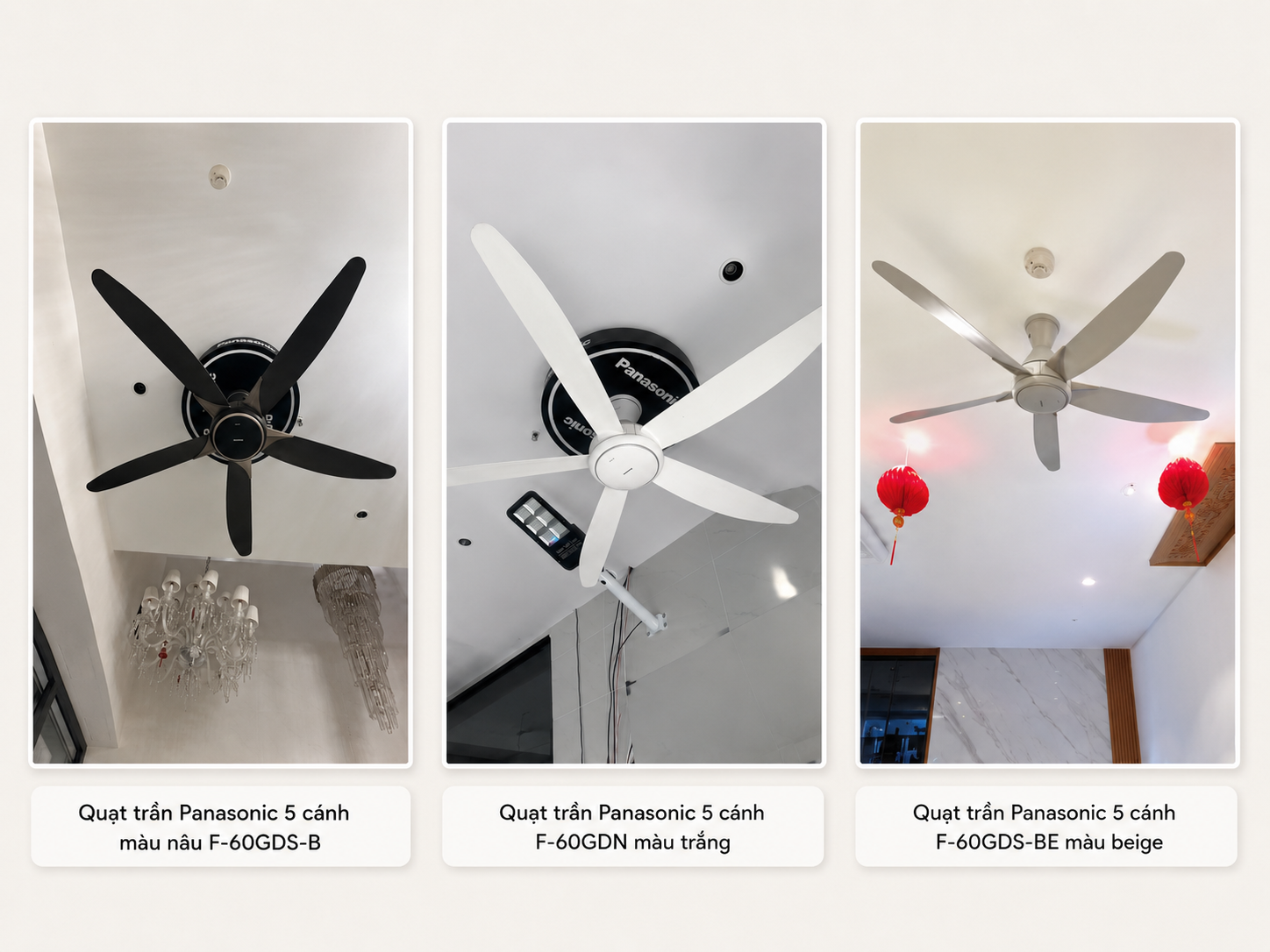 Quạt Trần Panasonic 5 Cánh