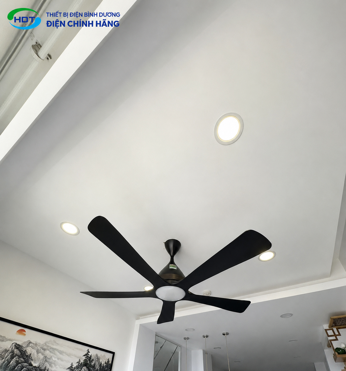 Quạt Trần Panasonic 5 Cánh Có Đèn F-60DGN