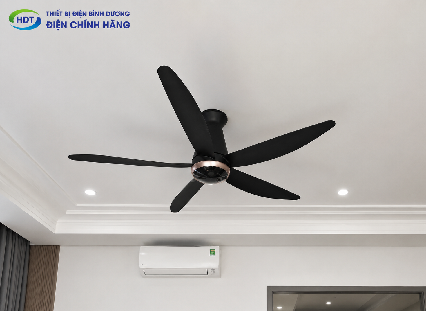 quạt trần panasonic 5 cánh F-60FEN