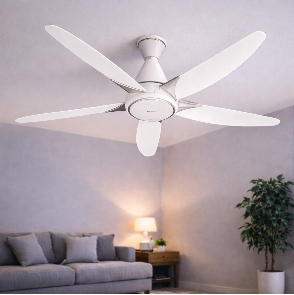 quạt trần panasonic 5 cánh f-60gds-w màu trắng