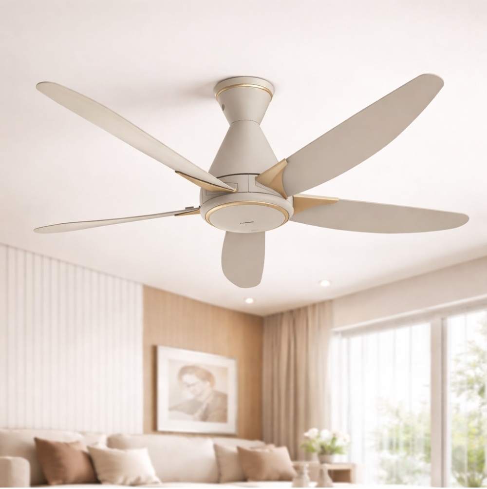 quạt trần panasonic 5 cánh f-60gds-be màu beige