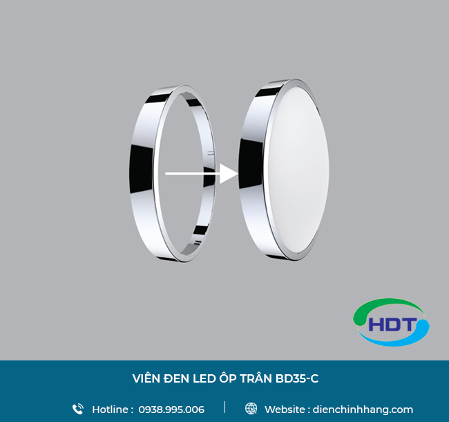 Viền đèn led ốp trần MPE BD35-C: Giải pháp chiếu sáng hiện đại và thẩm mỹ