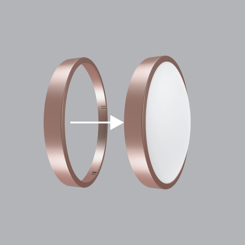 Ứng dụng đa dạng của VIỀN ĐÈN LED ỐP TRẦN MPE BD35-R