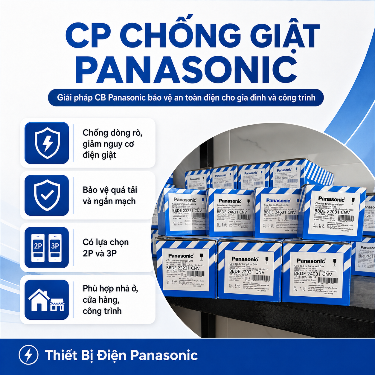 CB Chống Giật Panasonic