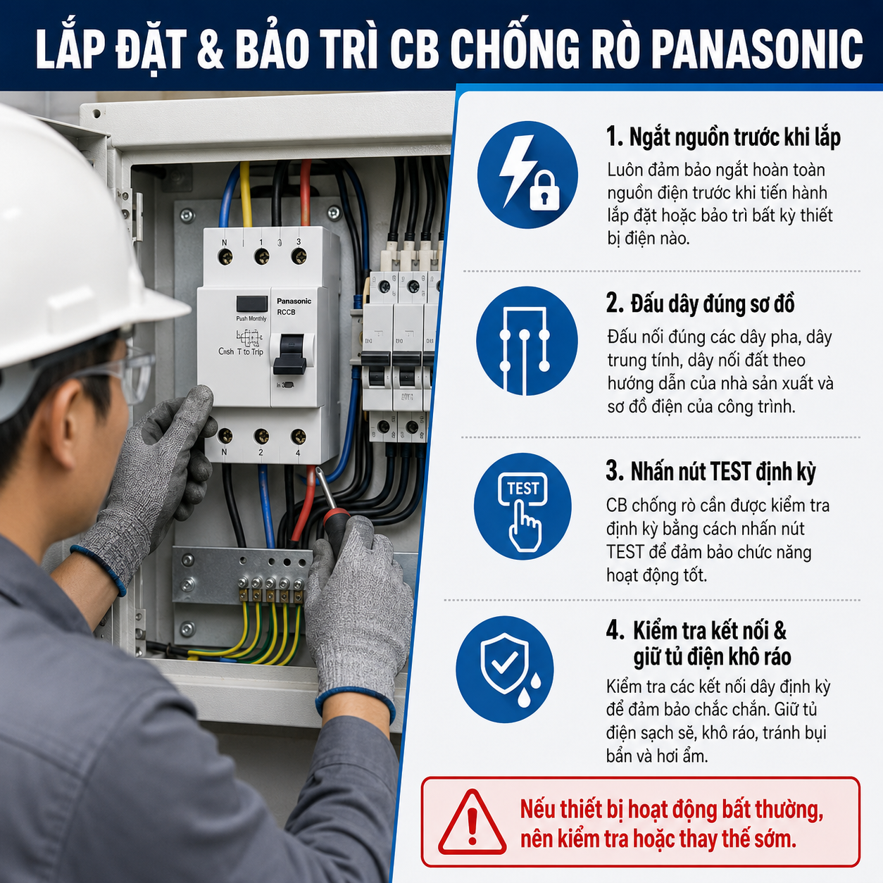 CB Chống Rò Panasonic