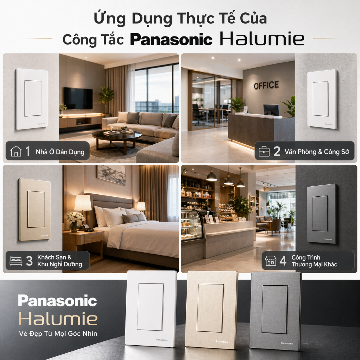 Công tắc Panasonic Halumie