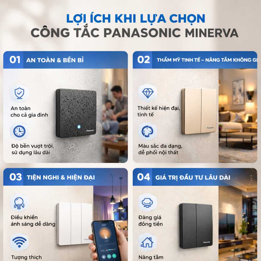 Công tắc Panasonic Minerva