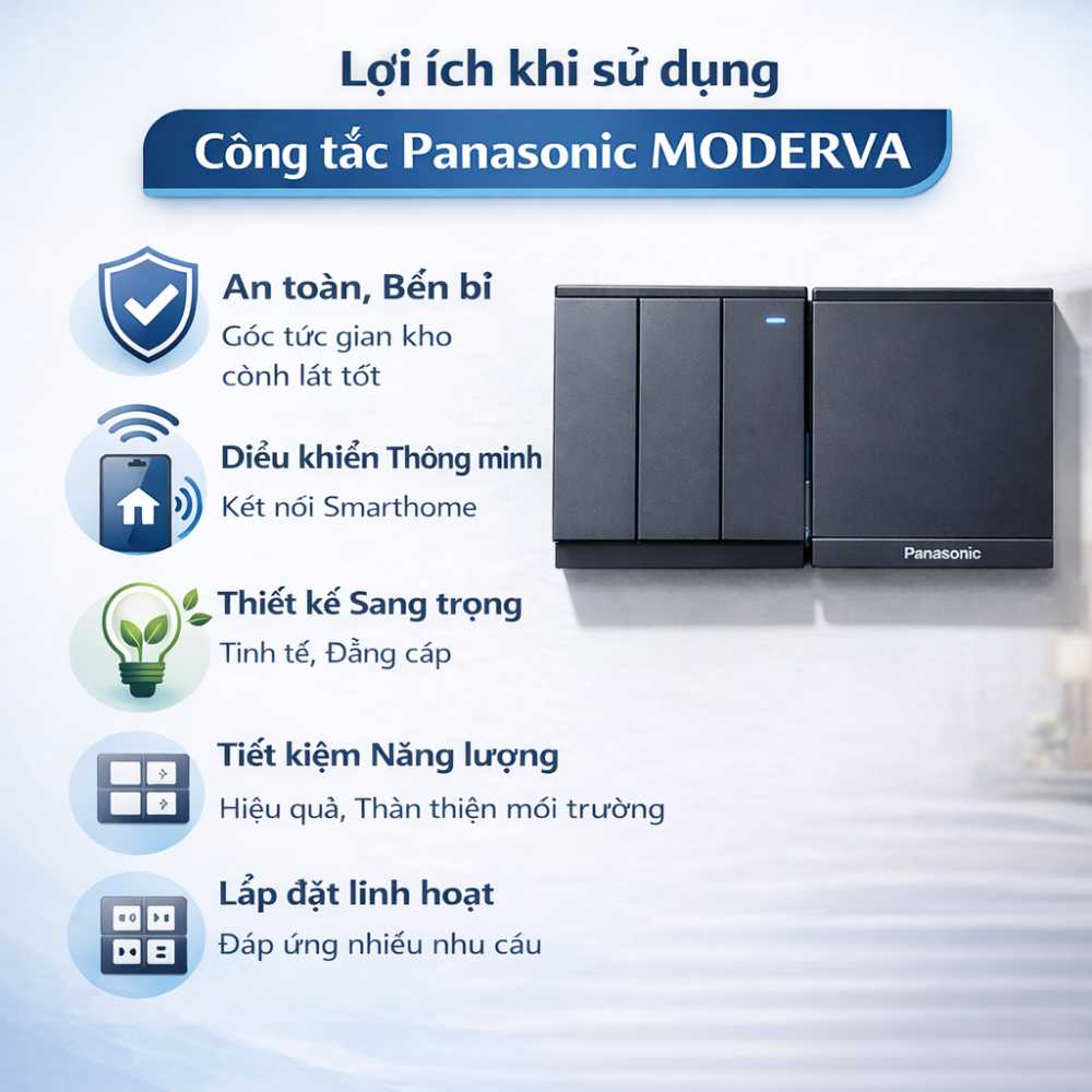 Công tắc Panasonic Moderva