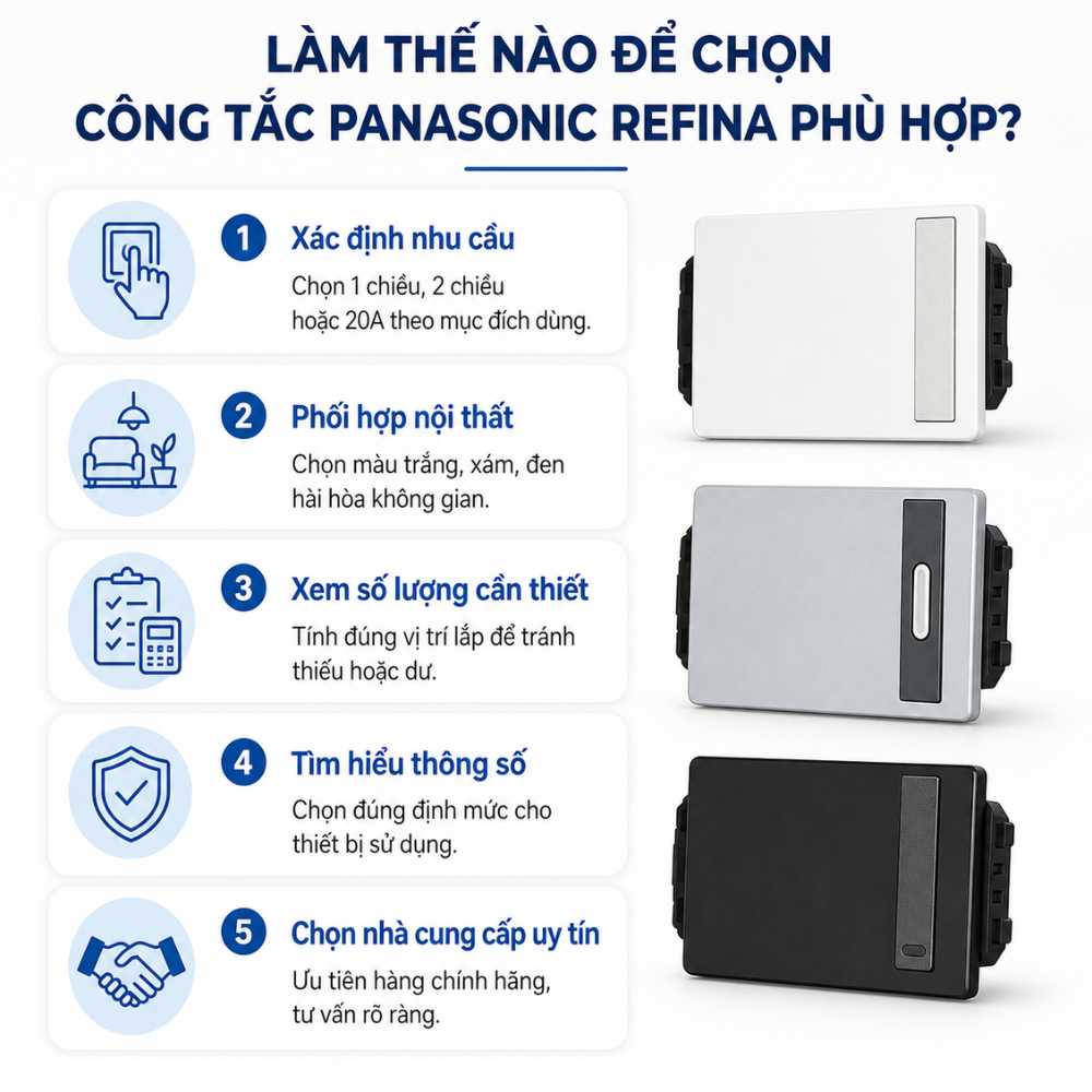 Công tắc Panasonic Refina