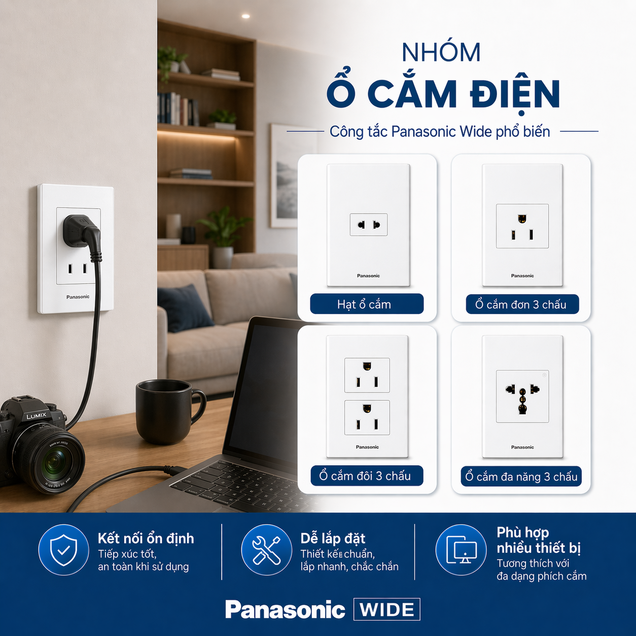 Công tắc Panasonic Wide