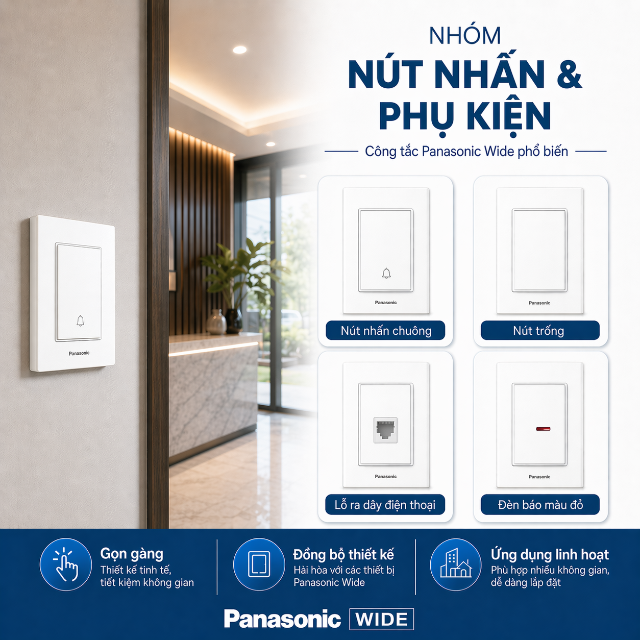 Công tắc Panasonic Wide