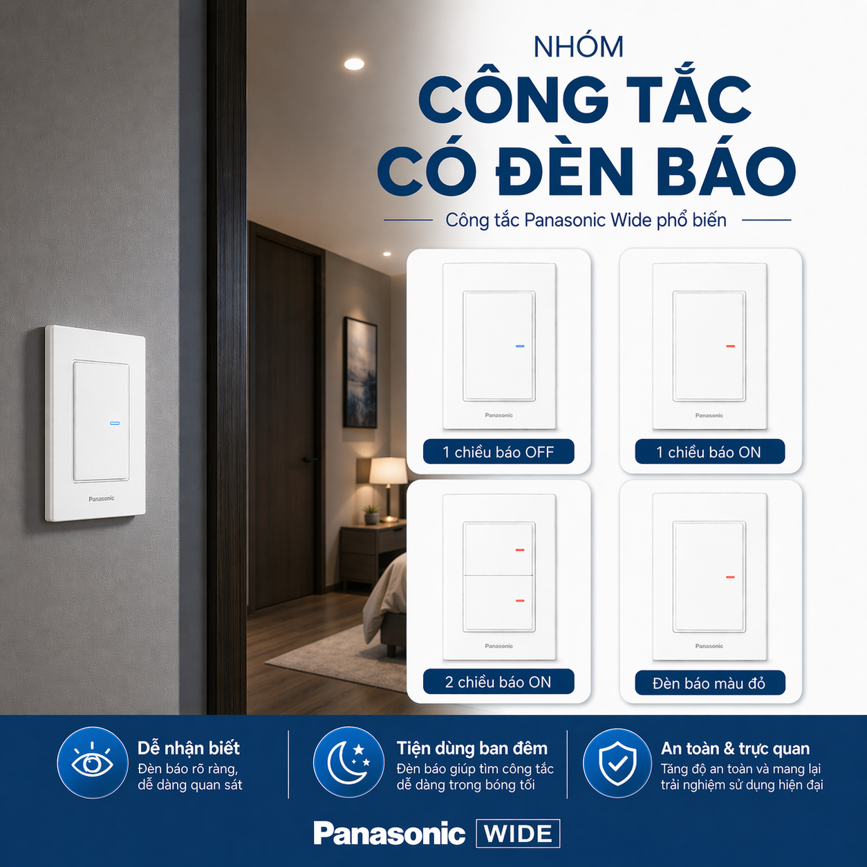 Công tắc Panasonic Wide