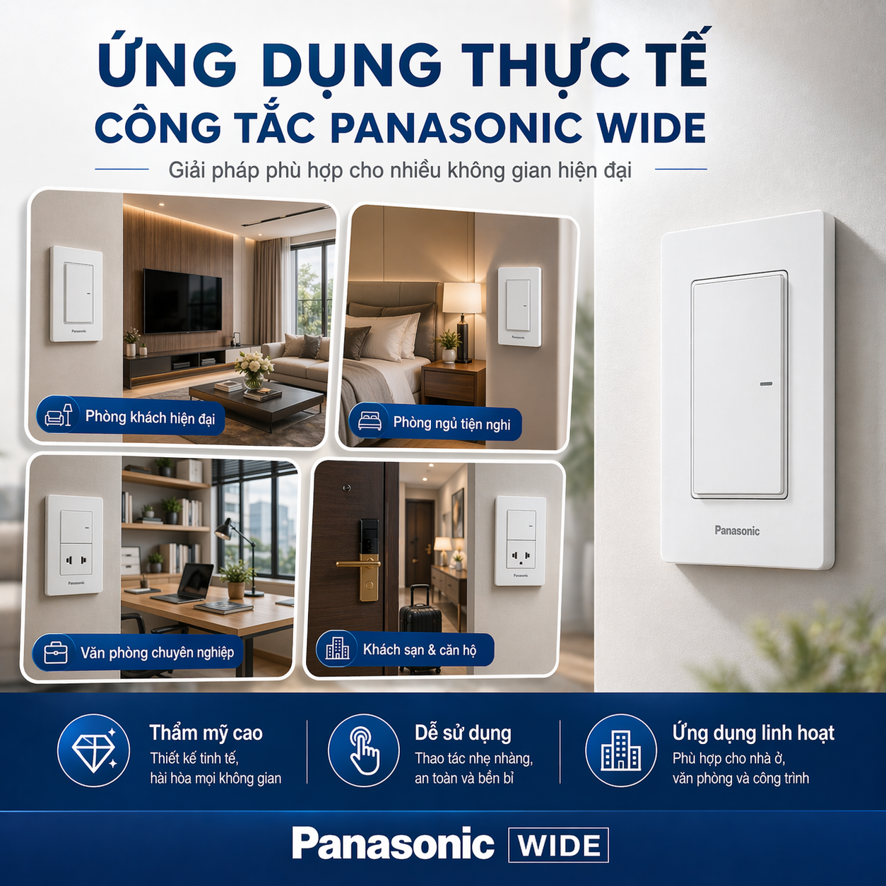 Công tắc Panasonic Wide