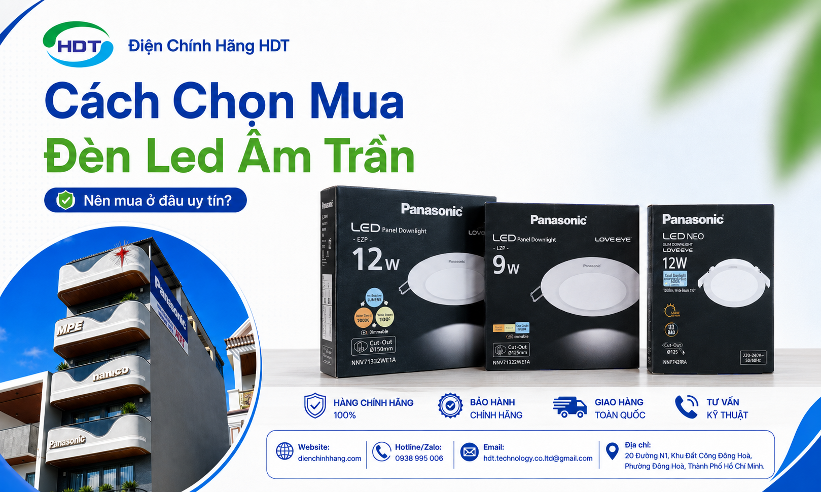 Cách Chọn Mua Đèn Led Âm Trần