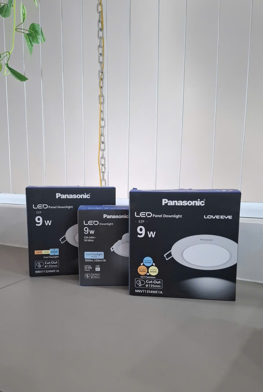 Đèn led âm trần 9W Panasonic phù hợp lắp phòng khách, phòng ngủ hay nhà bếp?