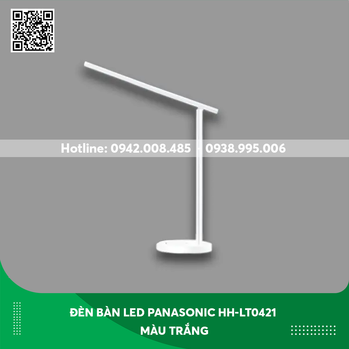 Đèn bàn LED Panasonic HH-LT0421 màu trắng