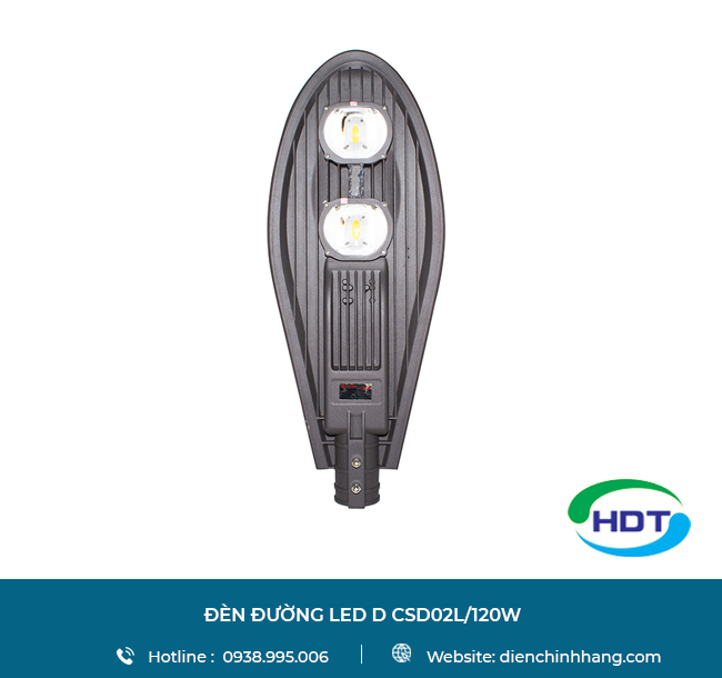 Đèn đường LED Rạng Đông D CSD02L/120W | Den duong LED Rang Dong D CSD02L 120W 