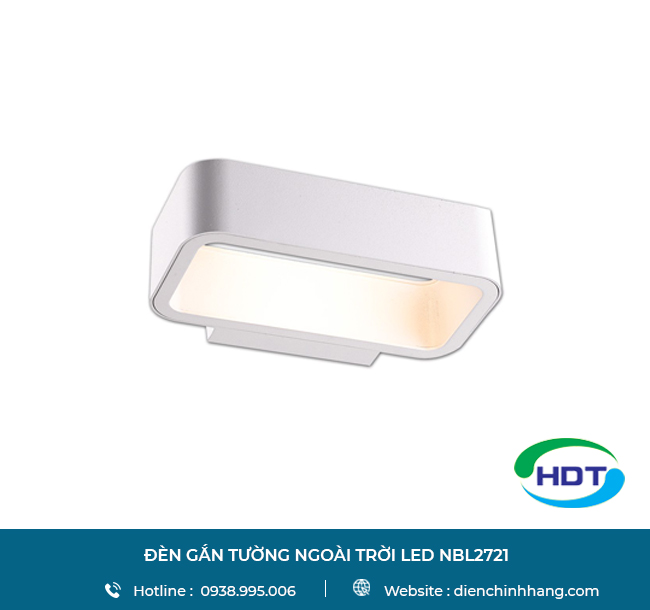 Đèn gắn tường ngoài trời LED Nanoco NBL2721 | Den gan tuong ngoai troi LED Nanoco NBL2721 