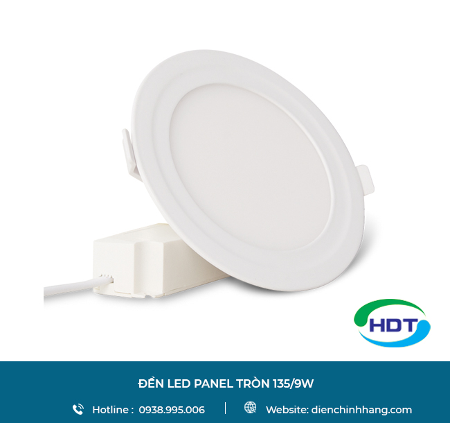 Đèn LED Panel Tròn Rạng Đông D PT04L 135/9W | Den LED Panel Tron Rang Dong D PT04L 135 9W 